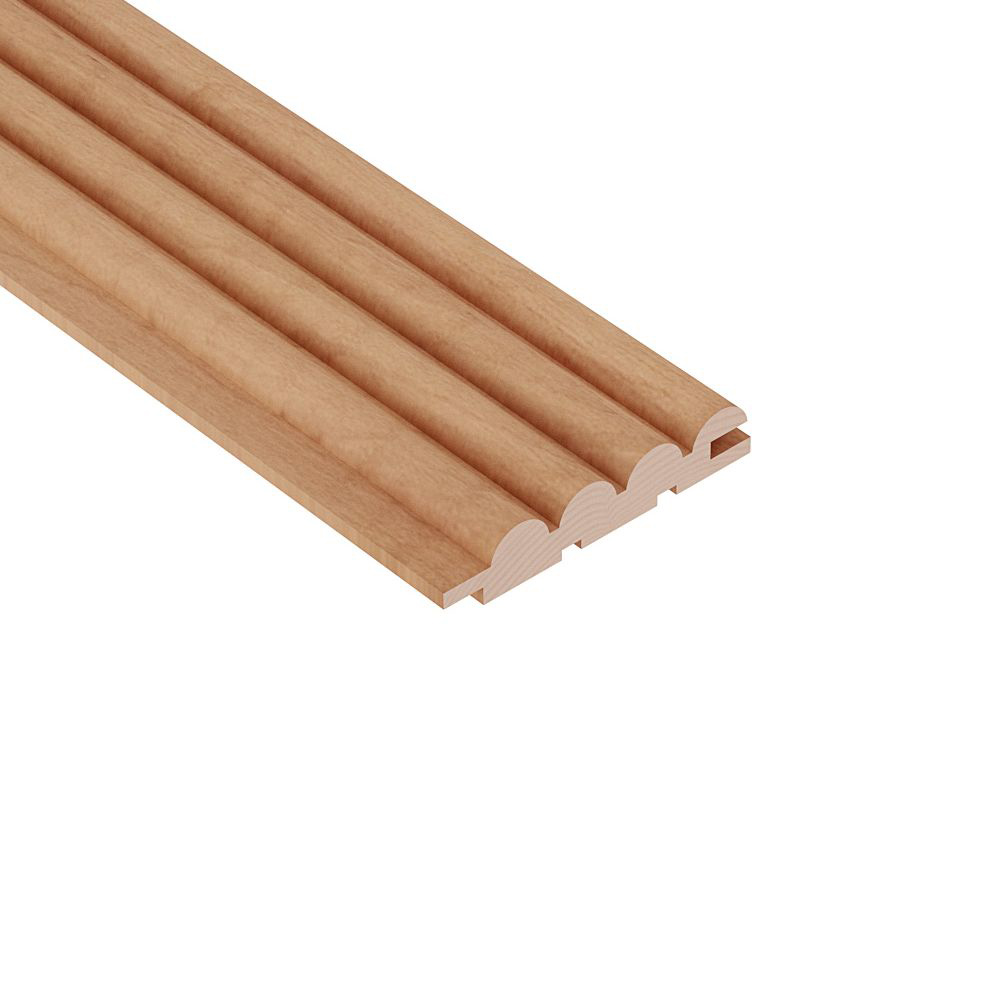 Saunawandpaneel Finger panel 15x82mm - Erle 1800-3000mm Baltiroyal Sauna-Wandpaneel